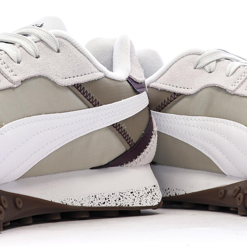 Baskets Grises/Blanc Homme Puma Blktop vue 7