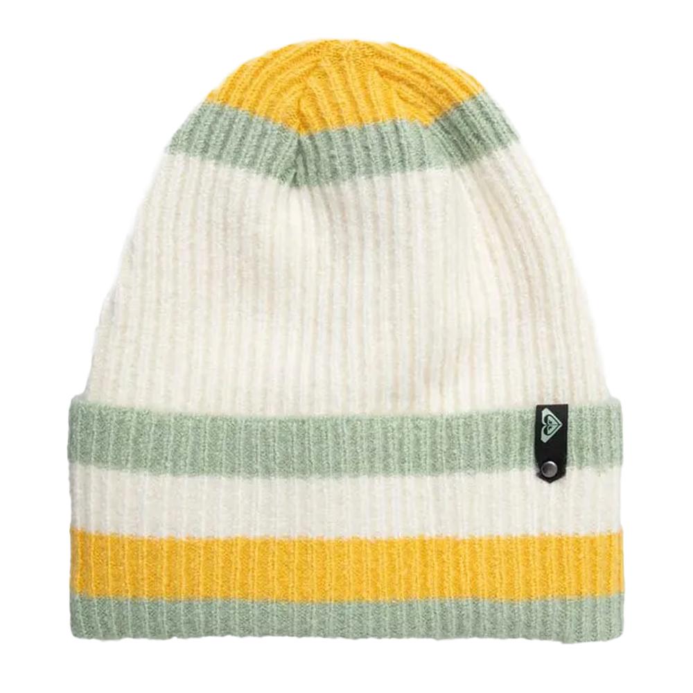 Bonnet Vert/Jaune Femme Roxy Gold Hope pas cher