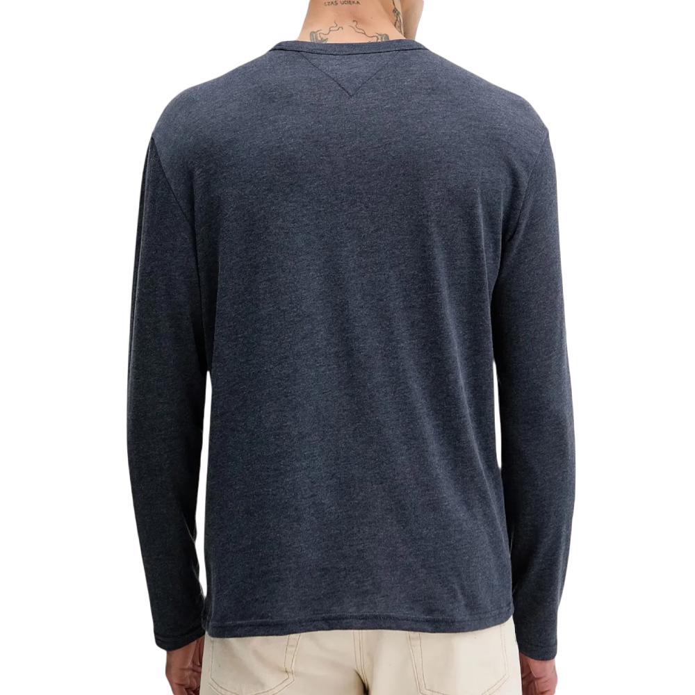 T-Shirt manches longues Noir Homme Tommy Hilfiger Tjm Reg vue 2