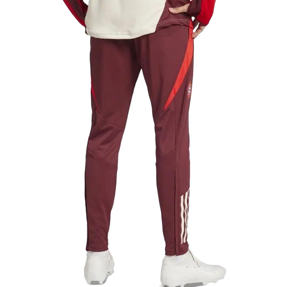 Pantalon d'entraînement de football Bordeaux homme Adidas FC Bayern Tiro 24 vue 2