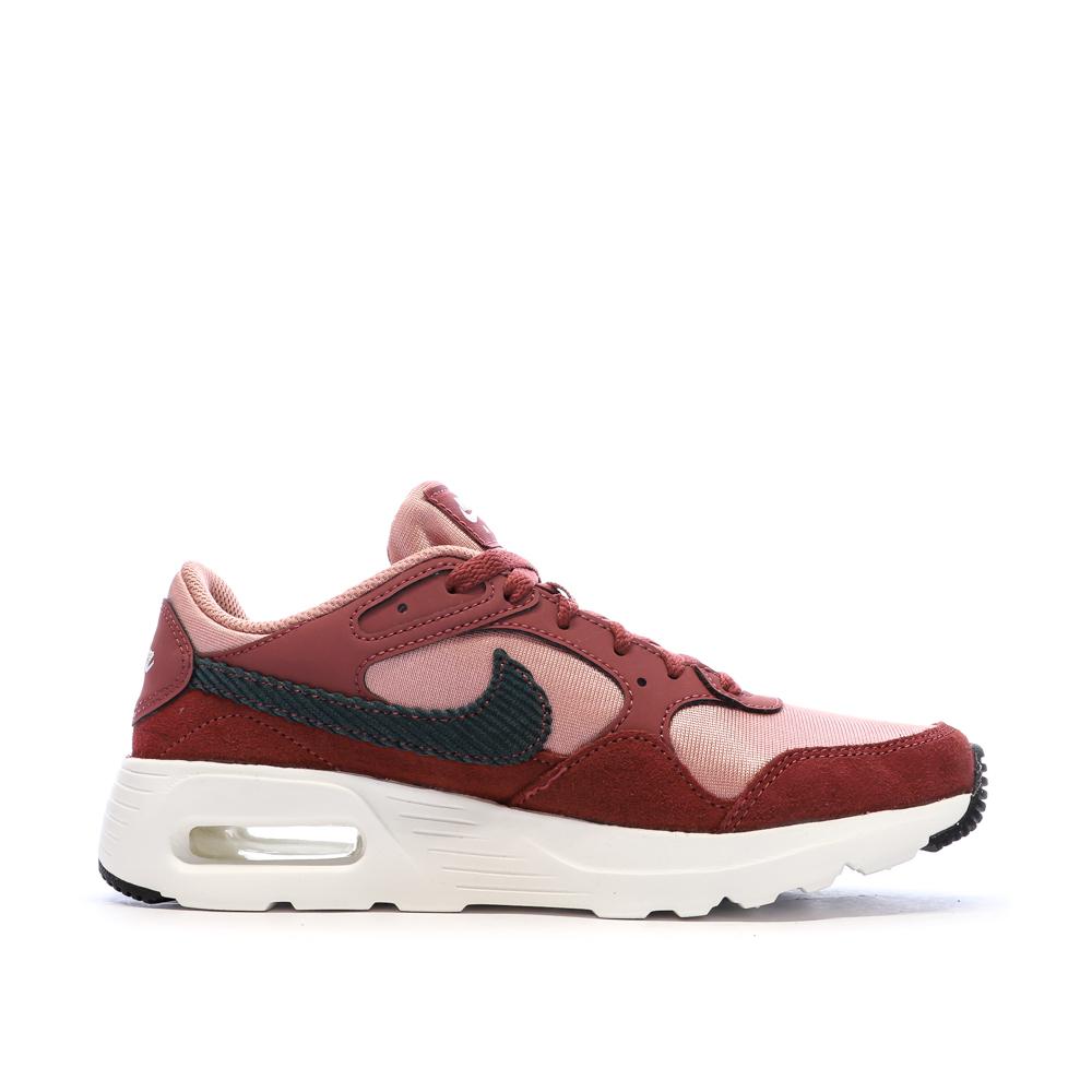 Baskets Bordeaux Femme Nike Air Max SC SE vue 2