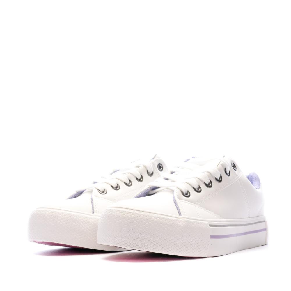 Baskets Blanc/Violet Junior Kappa Tudy vue 6