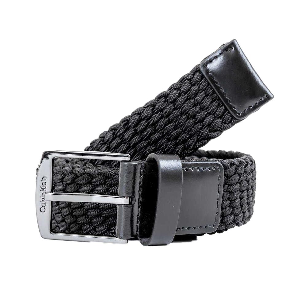 Ceinture Noir Homme Calvin Klein Jeans Ck Casual Elastic pas cher