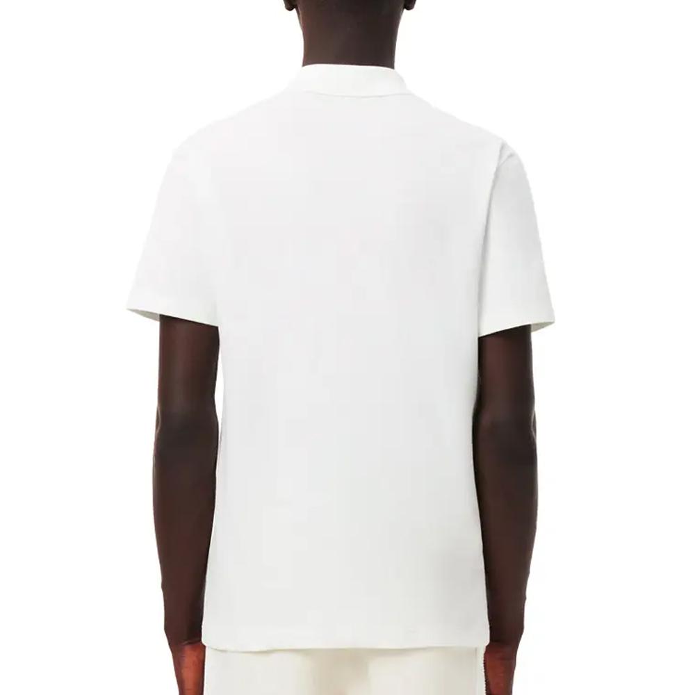 Polo Blanc Homme Lacoste Mela vue 2