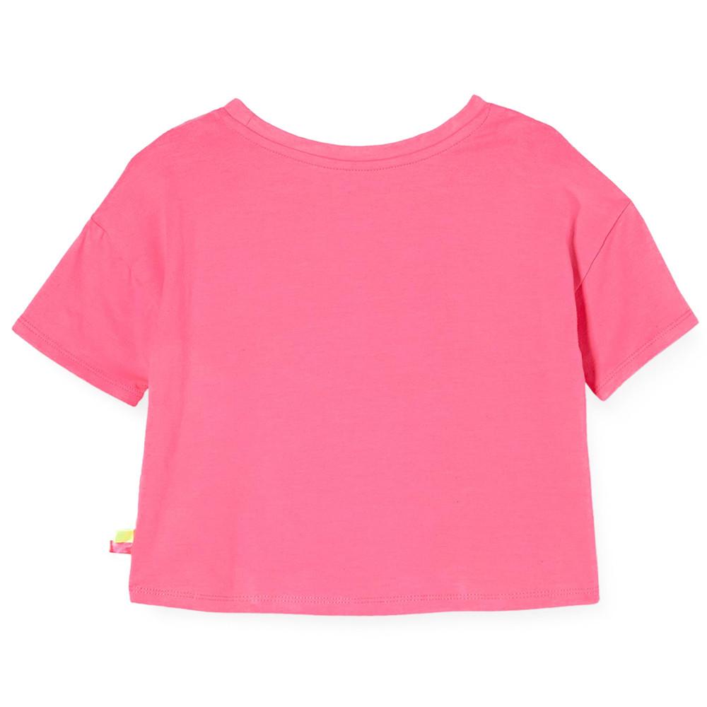 T-shirt Rose Fluo Fille Teddy Smith Talm vue 2