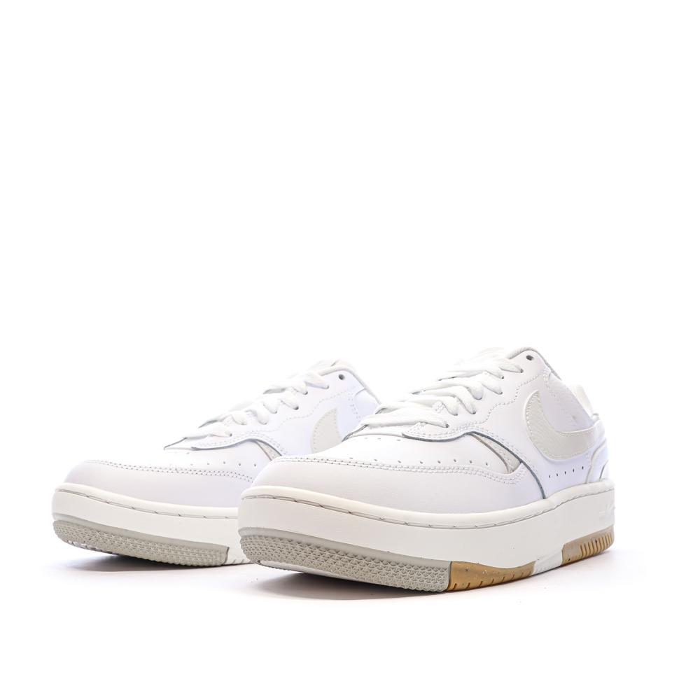 Baskets Blanches/Beiges Femme Nike Gamma vue 6