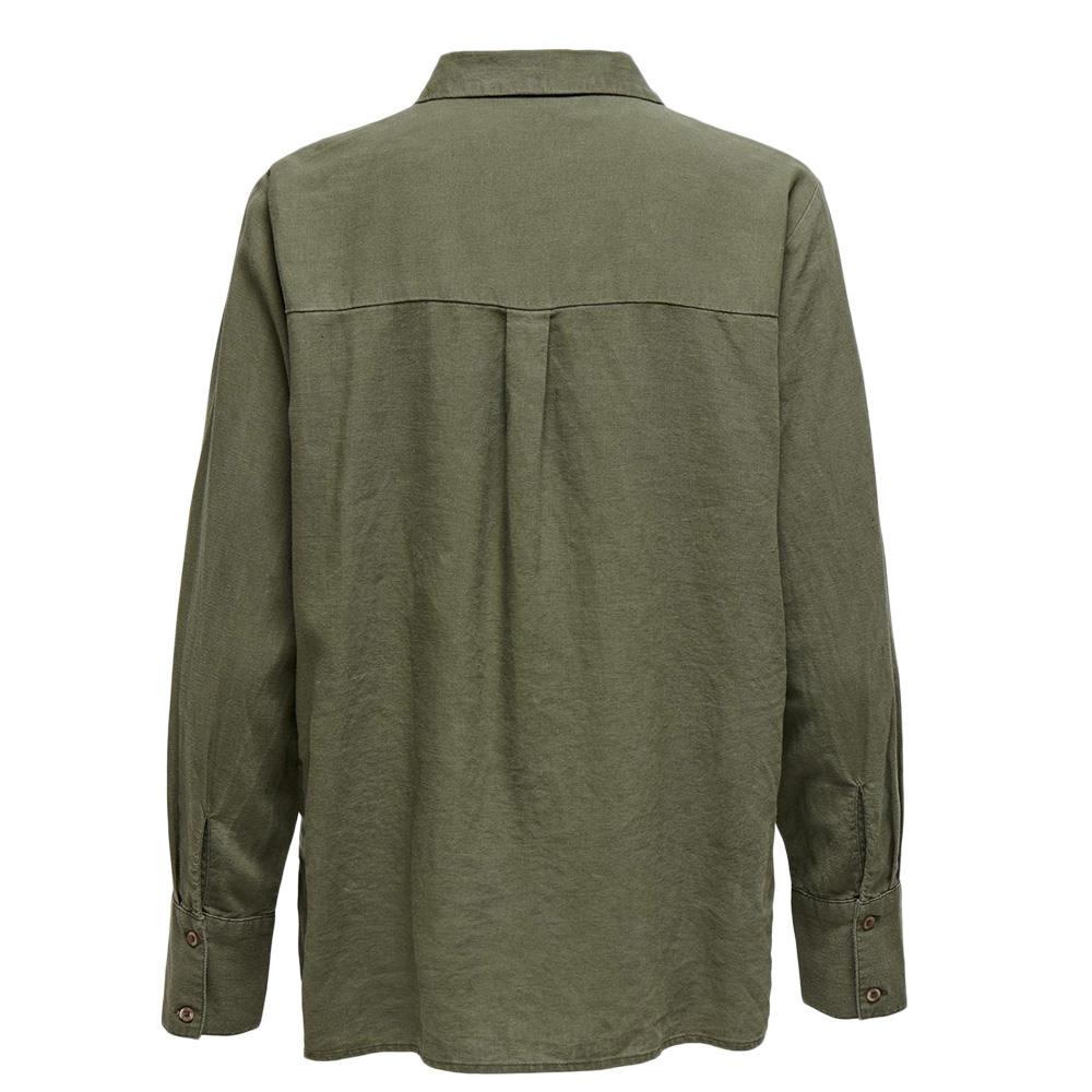 Chemise Kaki Femme JDY Linen vue 4