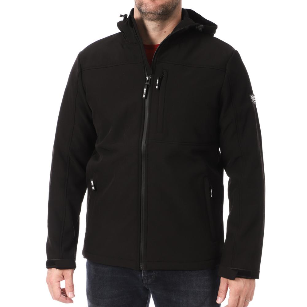 Veste Imperméable Noir Homme RMS26 Softshell Outdoor pas cher