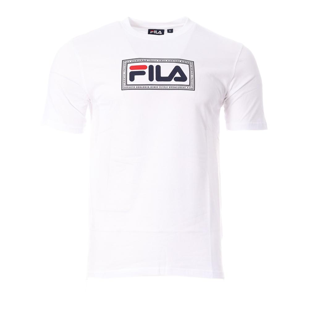 T-shirt Blanc Homme Fila Build pas cher