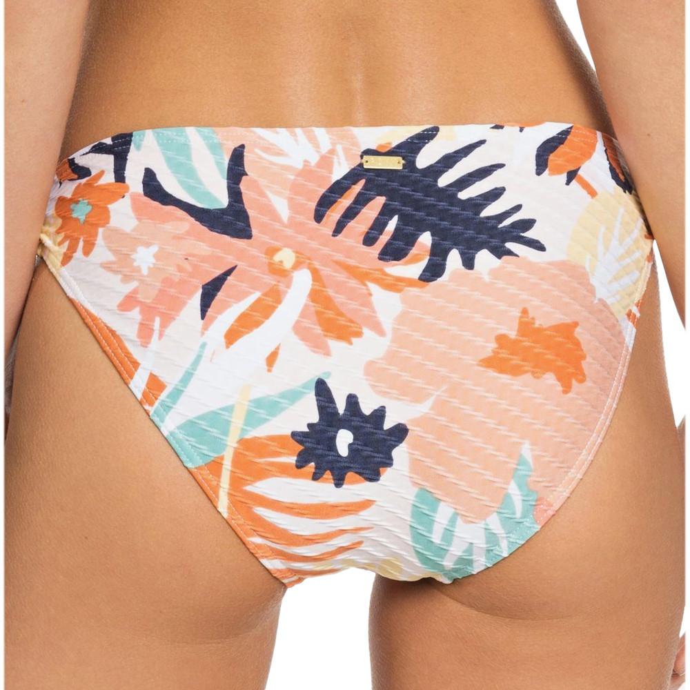 Bas de Bikini Blanc à fleurs Femme Roxy Swim The Sea vue 2