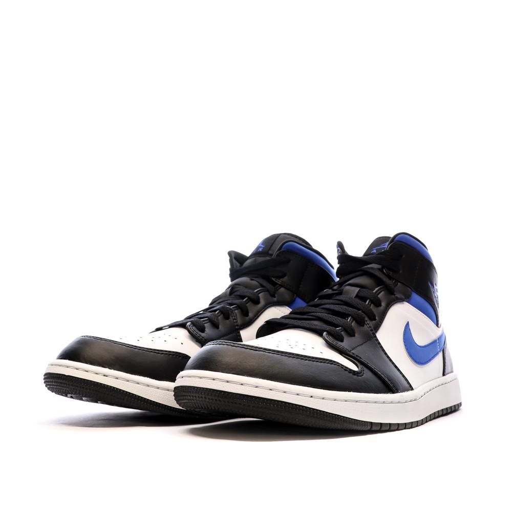 Baskets Noir/Bleu Homme Nike Air Jordan 1 Mid vue 6