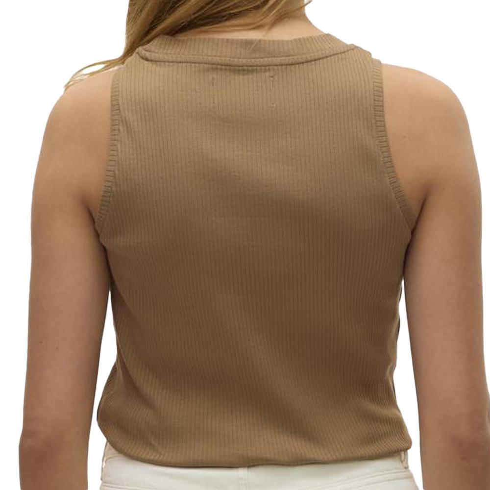 Débardeur Marron Femme Vero Moda Lavender vue 2