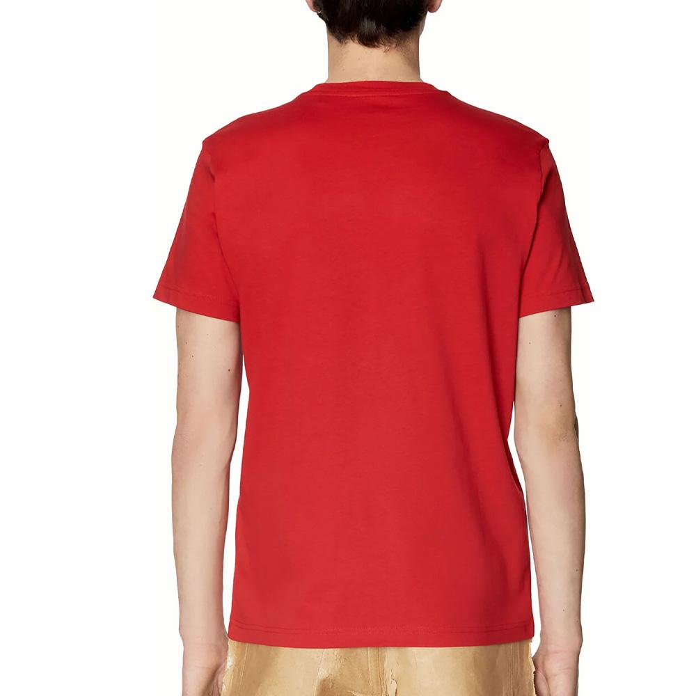 T-shirt Rouge Homme Diesel T-Just vue 2