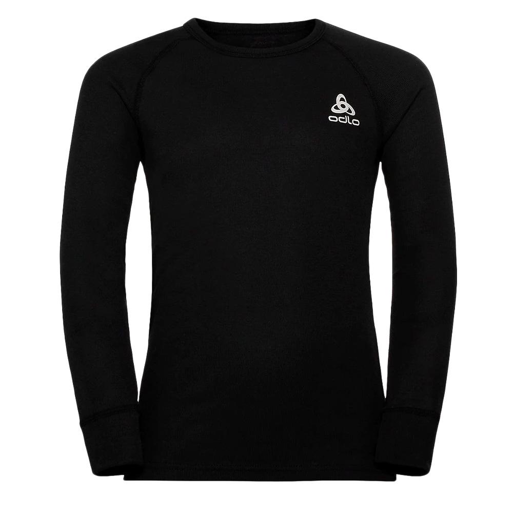 T-shirt Thermique Noir Enfant Odlo Active Warm Eco Kid vue 2