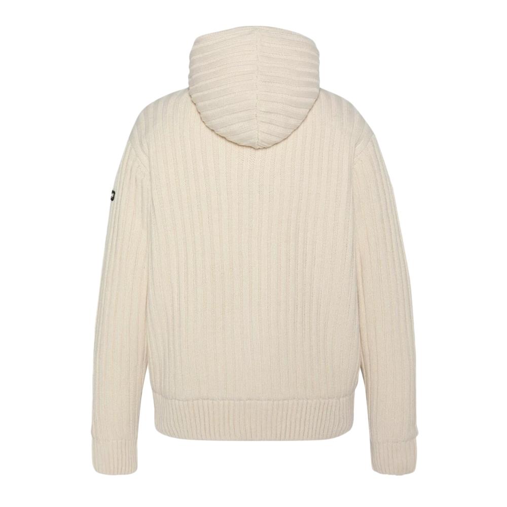 Pull Zippé Écru Homme Schott PLENZO vue 2