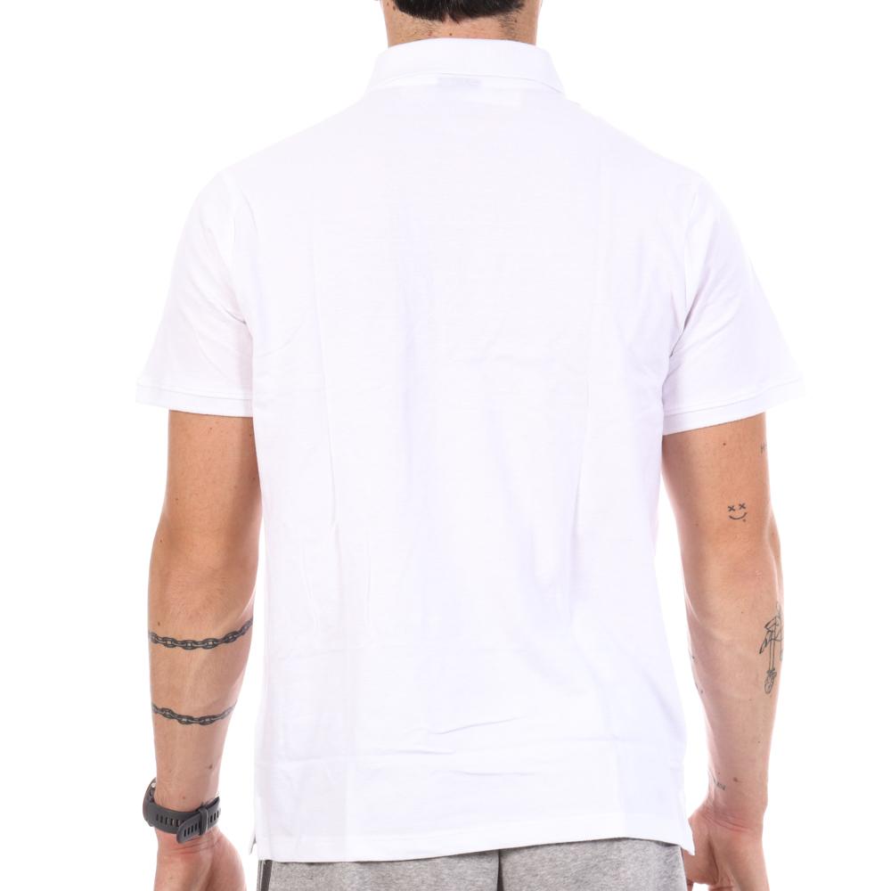 Polo Blanc Homme Airness Predator vue 2
