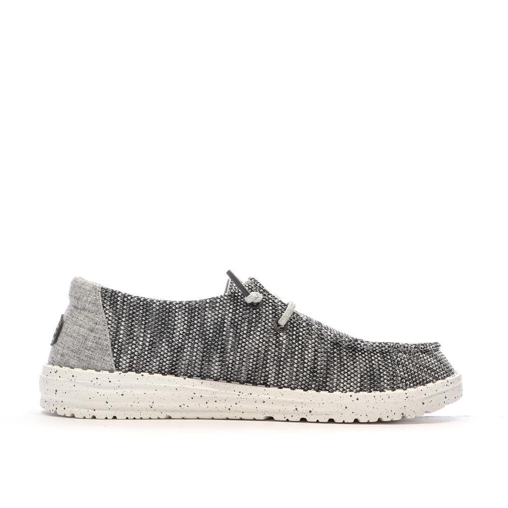 Chaussures Grises Chiné Femme Hey Dude Wendy Sox vue 2