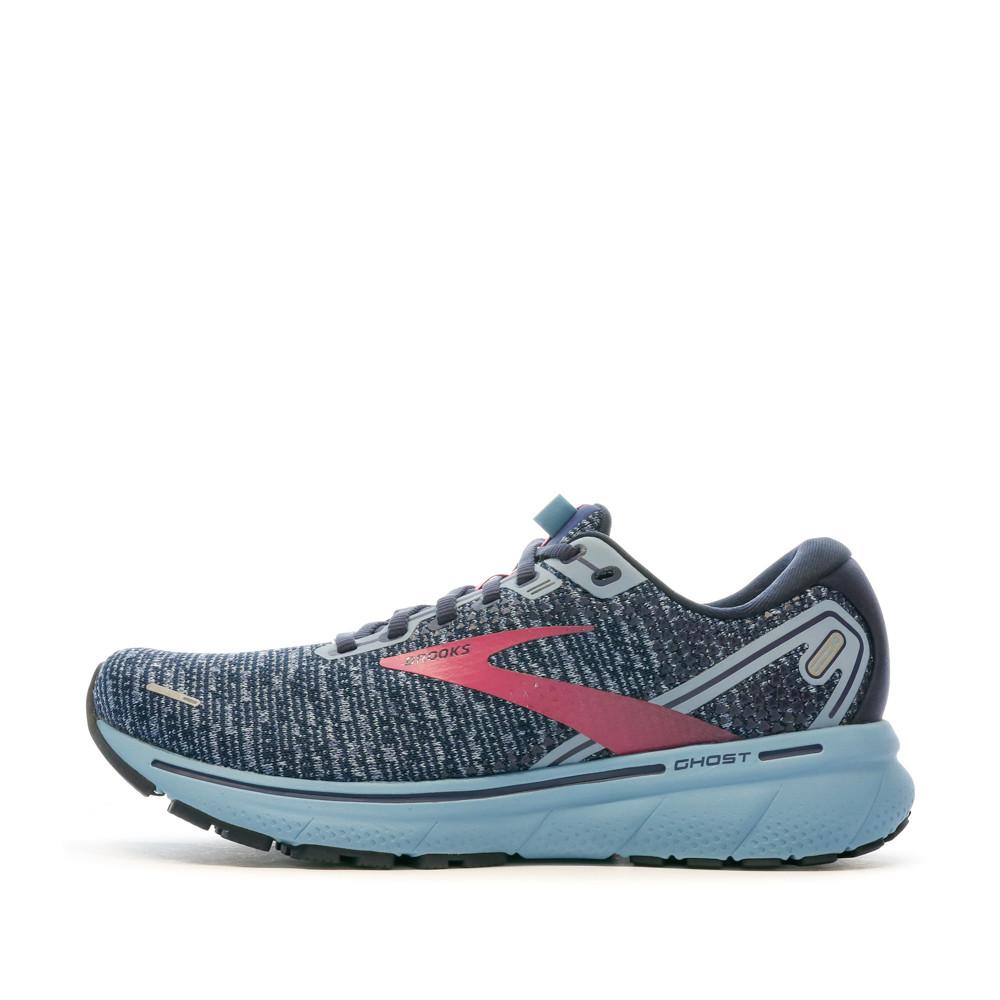 Chaussures de running Grises Mixte Brooks Ghost 14 pas cher