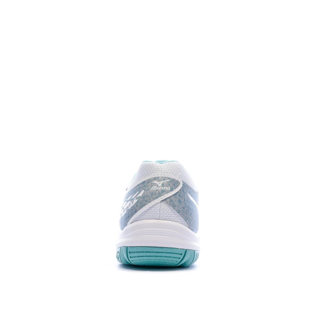 Chaussures de sport blanches femme Mizuno Break Shot 2 AC vue 3