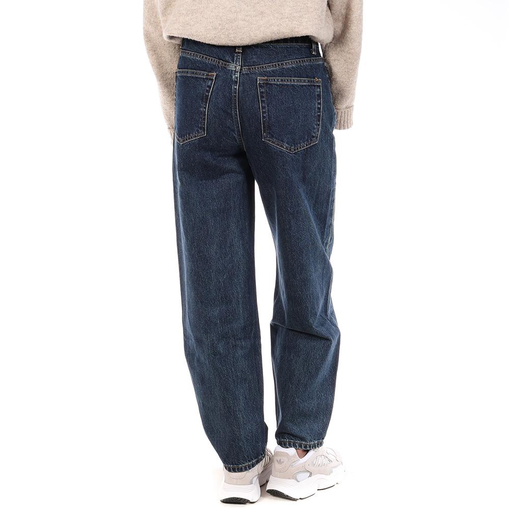 Jean Barrel Bleu Brut Femme Oraije Barrel Bony vue 2