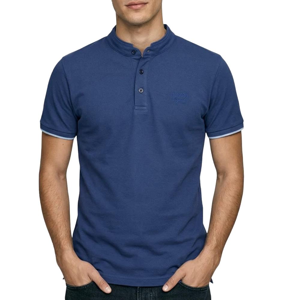Polo Bleu Homme Lee Cooper GLC2047 pas cher