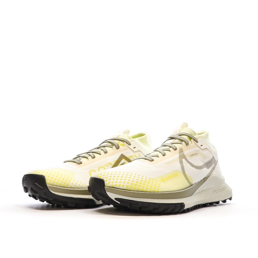 Chaussures de trail Blanche/Jaune Femme Nike React Pegasus vue 6