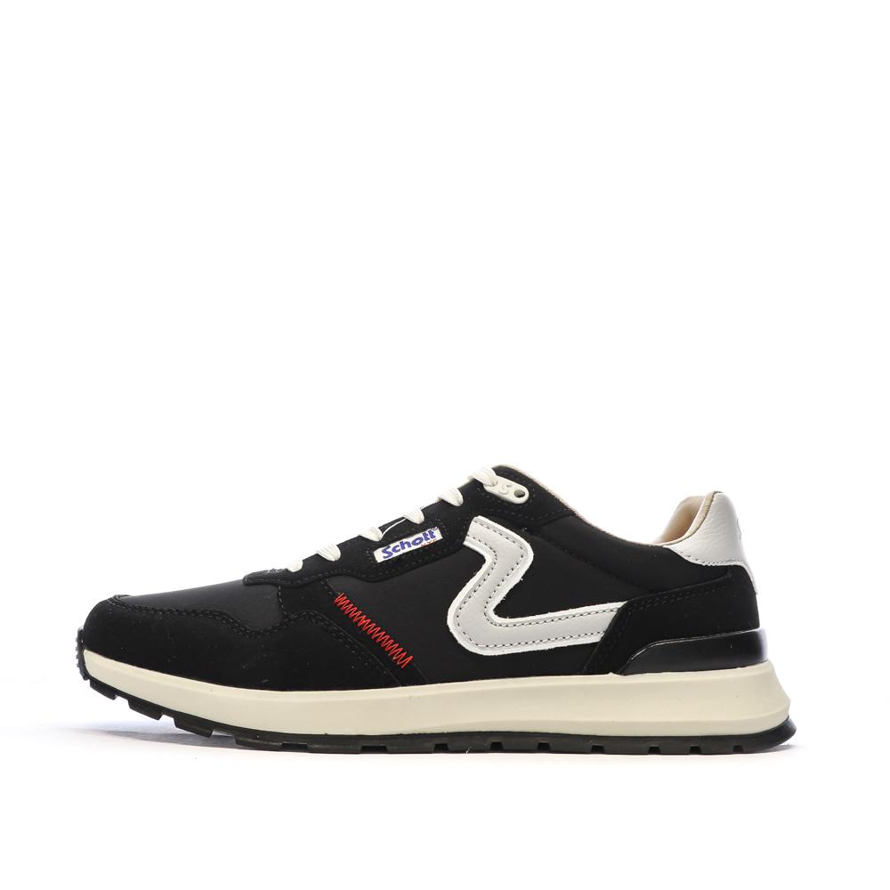 Baskets Noires/Blanches Homme Schott Dorian pas cher