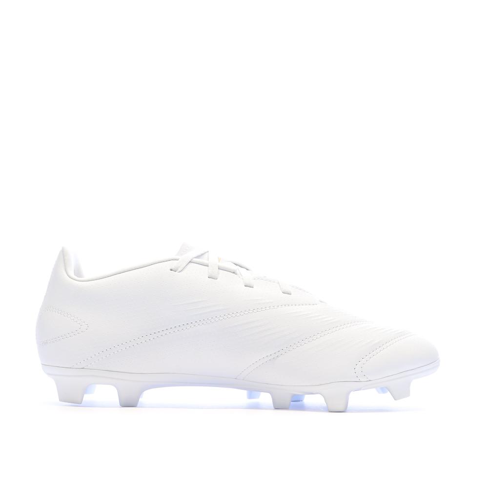 Chaussures de Foot Blanc/Doré Homme Adidas Predator Club FxG vue 2