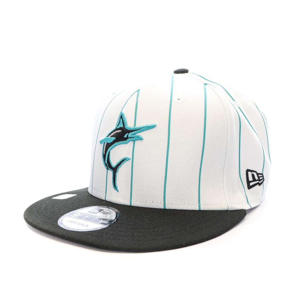 Casquette Blanche/Bleu/Noir Homme New Era Miamar pas cher