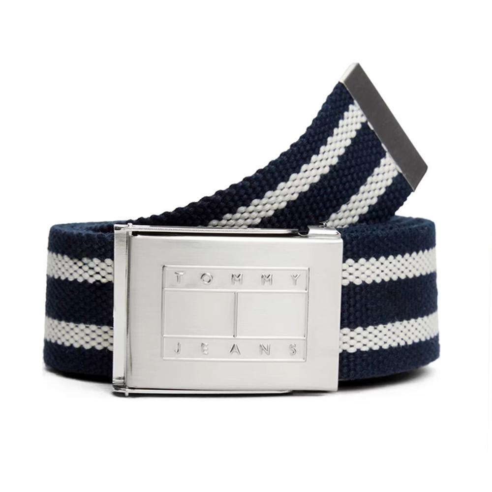 Ceinture Marine Homme Tommy Hilfiger Daily Stripes pas cher