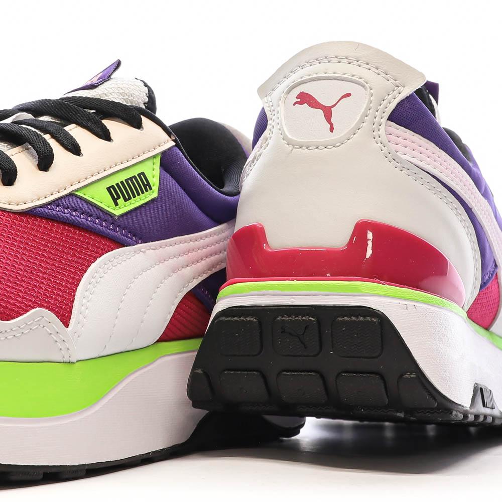 Baskets Violette/Jaune Femme Puma Cruise Rider vue 7
