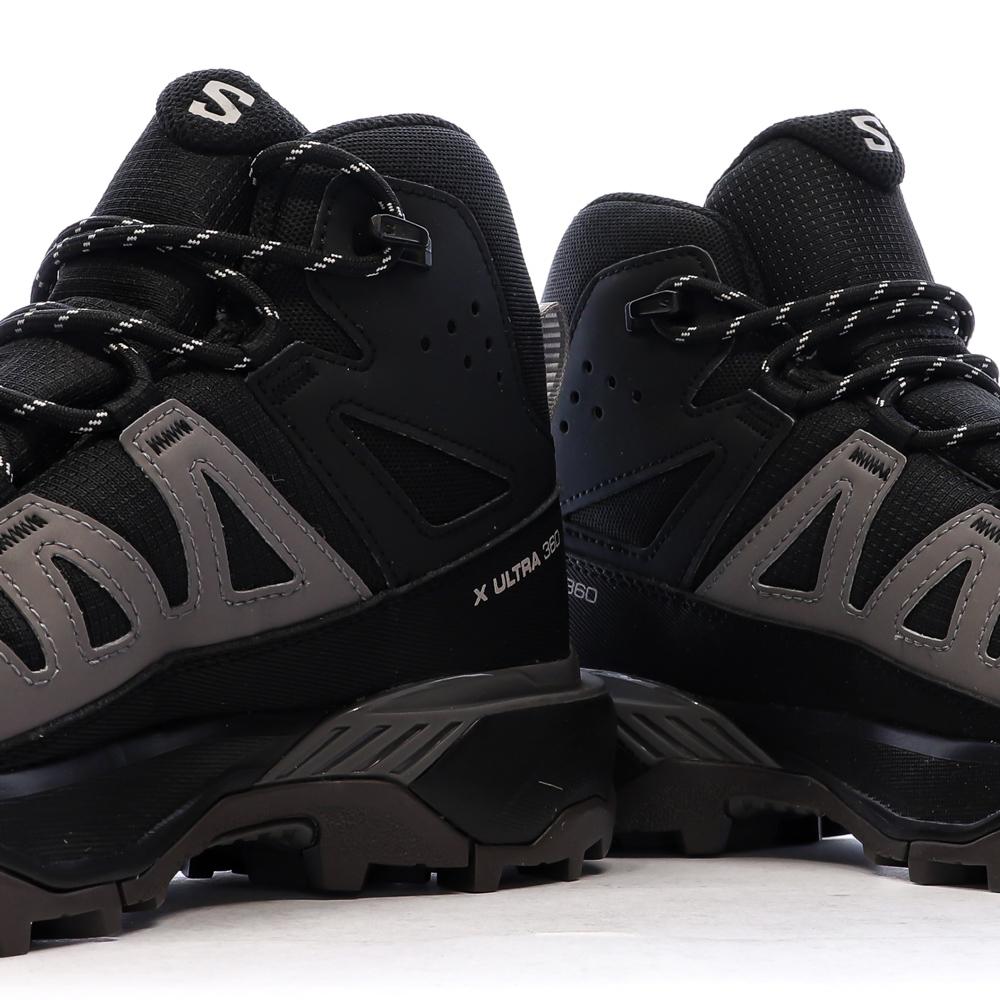 Chaussures de Randonnée Noires Femme Salomon Shoes X Ultra 360 Mid GTX vue 7