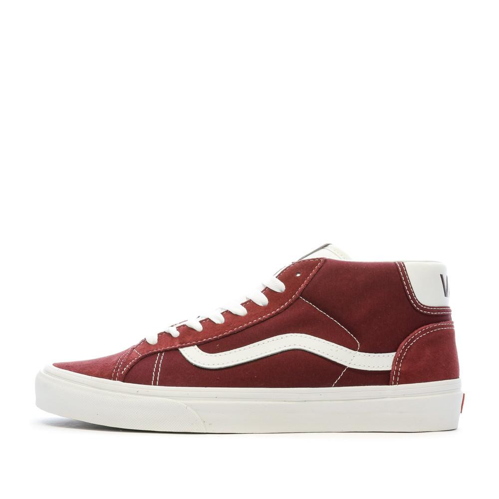 Baskets Bordeau Homme Vans Ua Mid Skool 37 pas cher