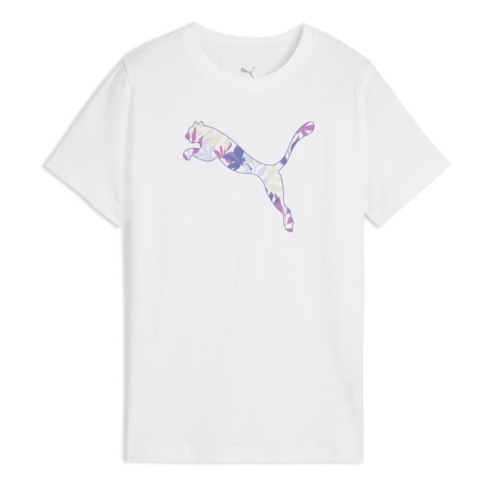 T-Shirt Blanc Fille Puma Graphic pas cher