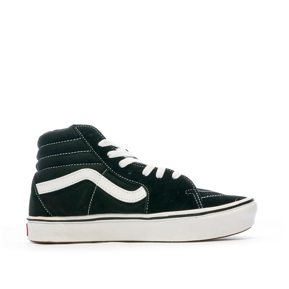 Baskets Noir/Blanc Homme Vans Sk8-hi vue 2
