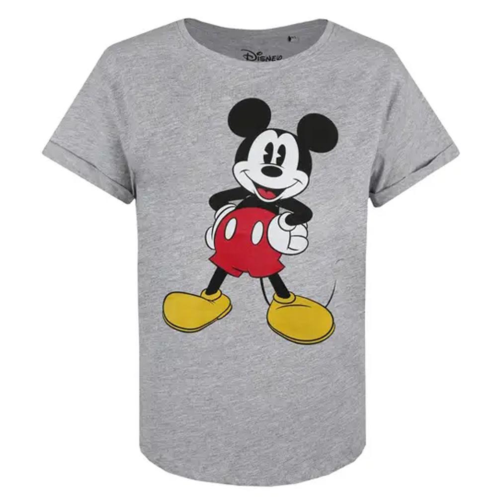T-Shirt Gris Femme Disney Mickey Classic vue 2