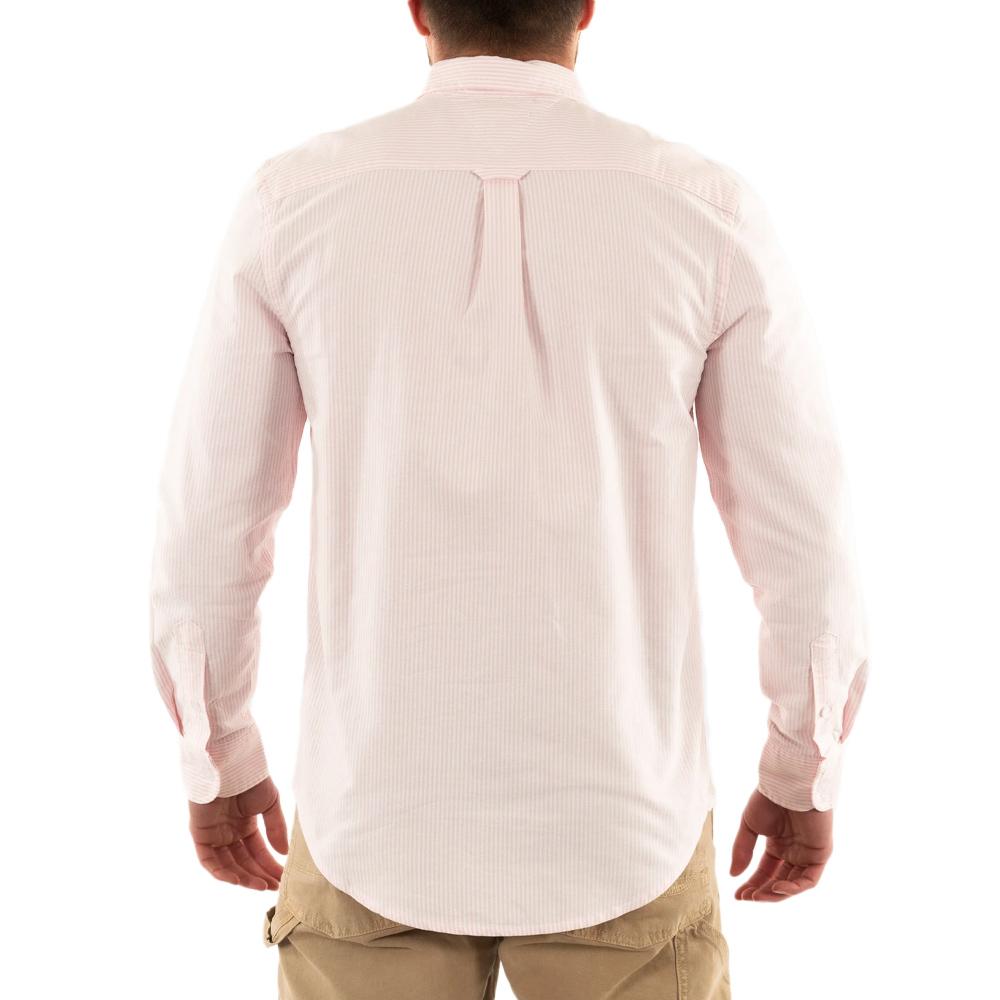 Chemise Rayures Rouge/Blanc Homme Tommy Hilfiger Slim Stripe vue 2