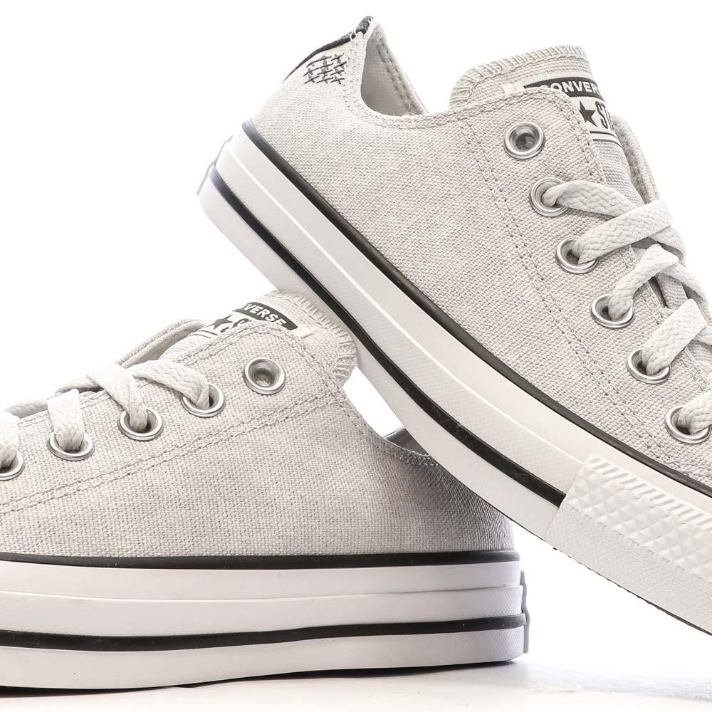 Baskets Grises Homme Converse Chuck Taylor All Star Boro Stitching vue 7