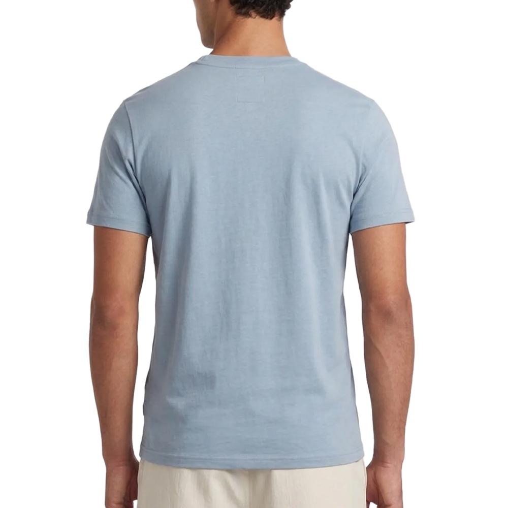 T-Shirt Bleu clair Homme G-Star RAW Logo vue 2