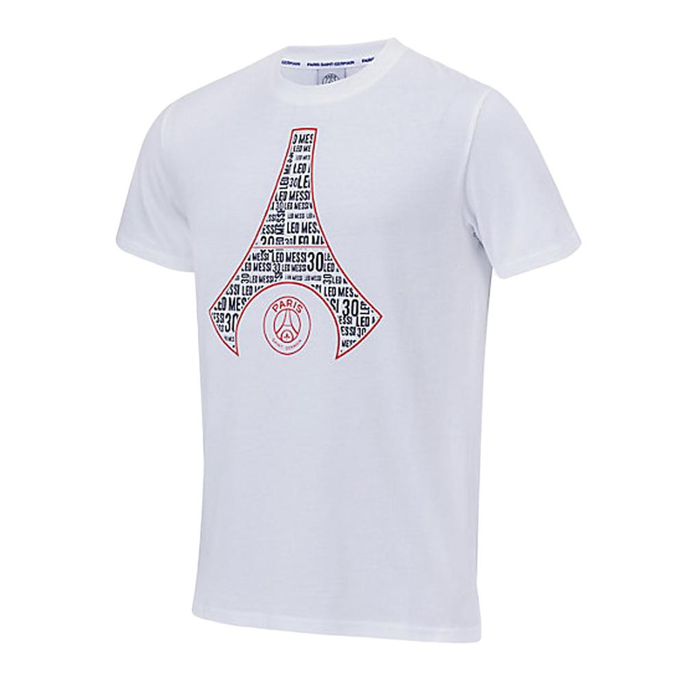 Messi T-shirt Blanc Enfant PSG pas cher