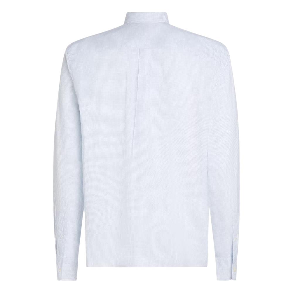 Chemise Blanche/Bleu Clair Homme Tommy Hilfiger Flex vue 2