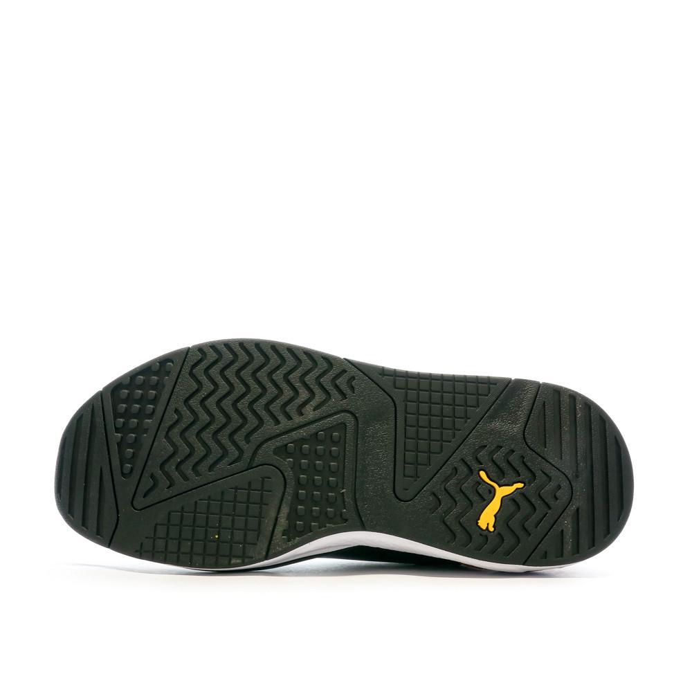 Baskets Blanche/Noir/Jaune Homme Puma X-ray 2 Square vue 5