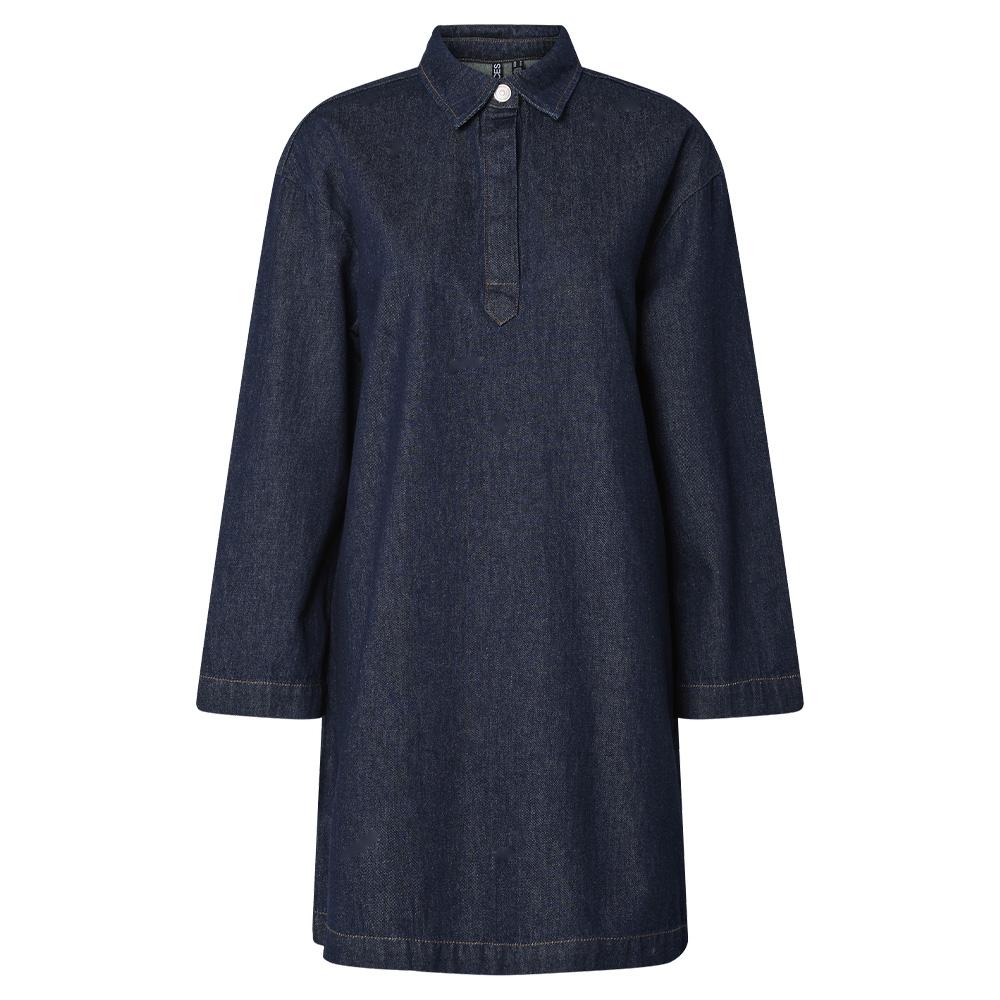 Robe Bleu Femme Pieces Kenya vue 2