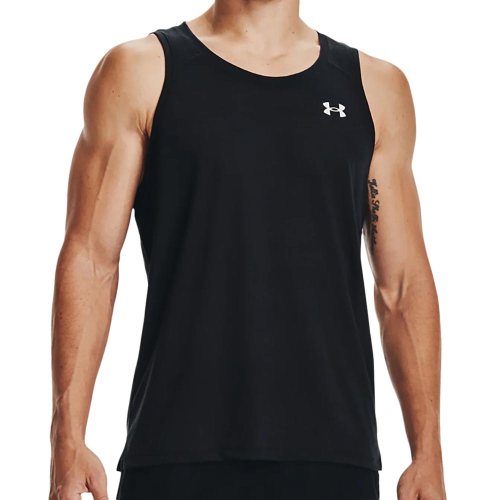 Débardeur Noir Homme Under Armour Streaker Singlet pas cher