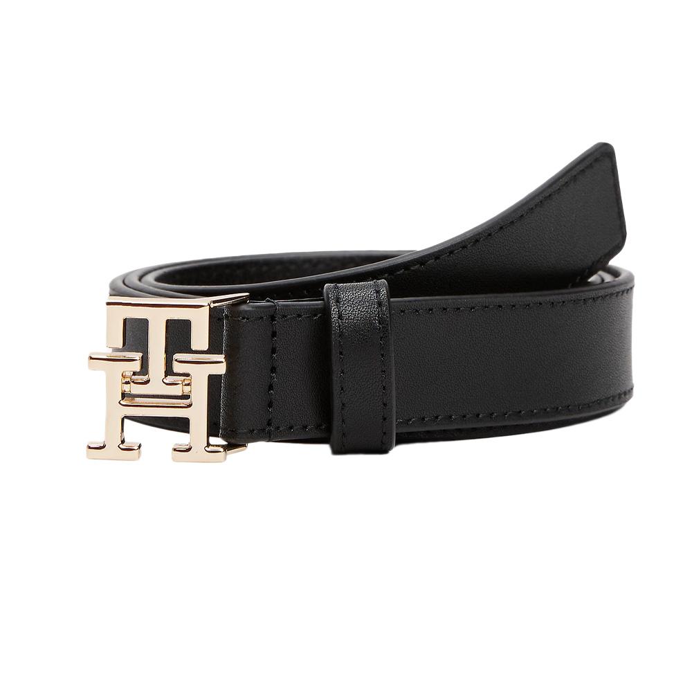 Ceinture Noir Femme Tommy Hilfiger Th Logo 2.5 pas cher