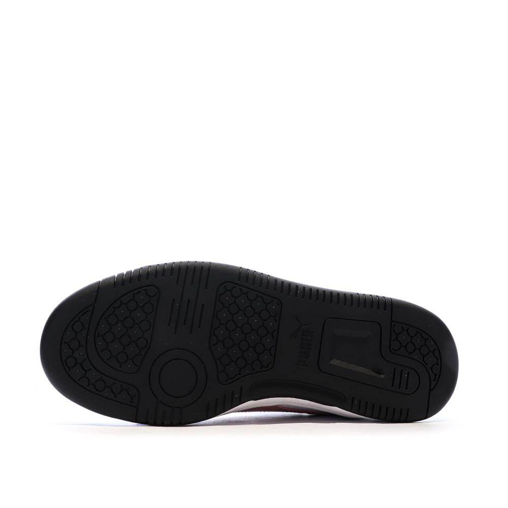 Baskets Blanc/Rose Femme Puma Rebound V6 Low vue 5