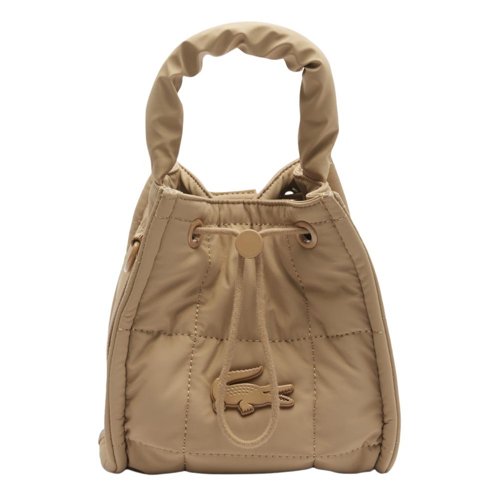 Sac à Main Beige Femme Lacoste Bucket pas cher