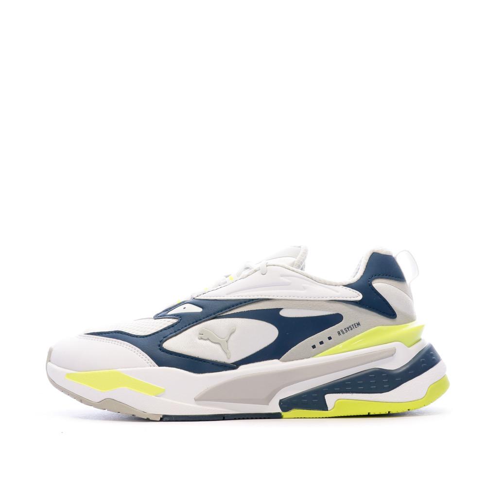 Baskets Blanche/Jaune Homme Puma Rs-fast pas cher