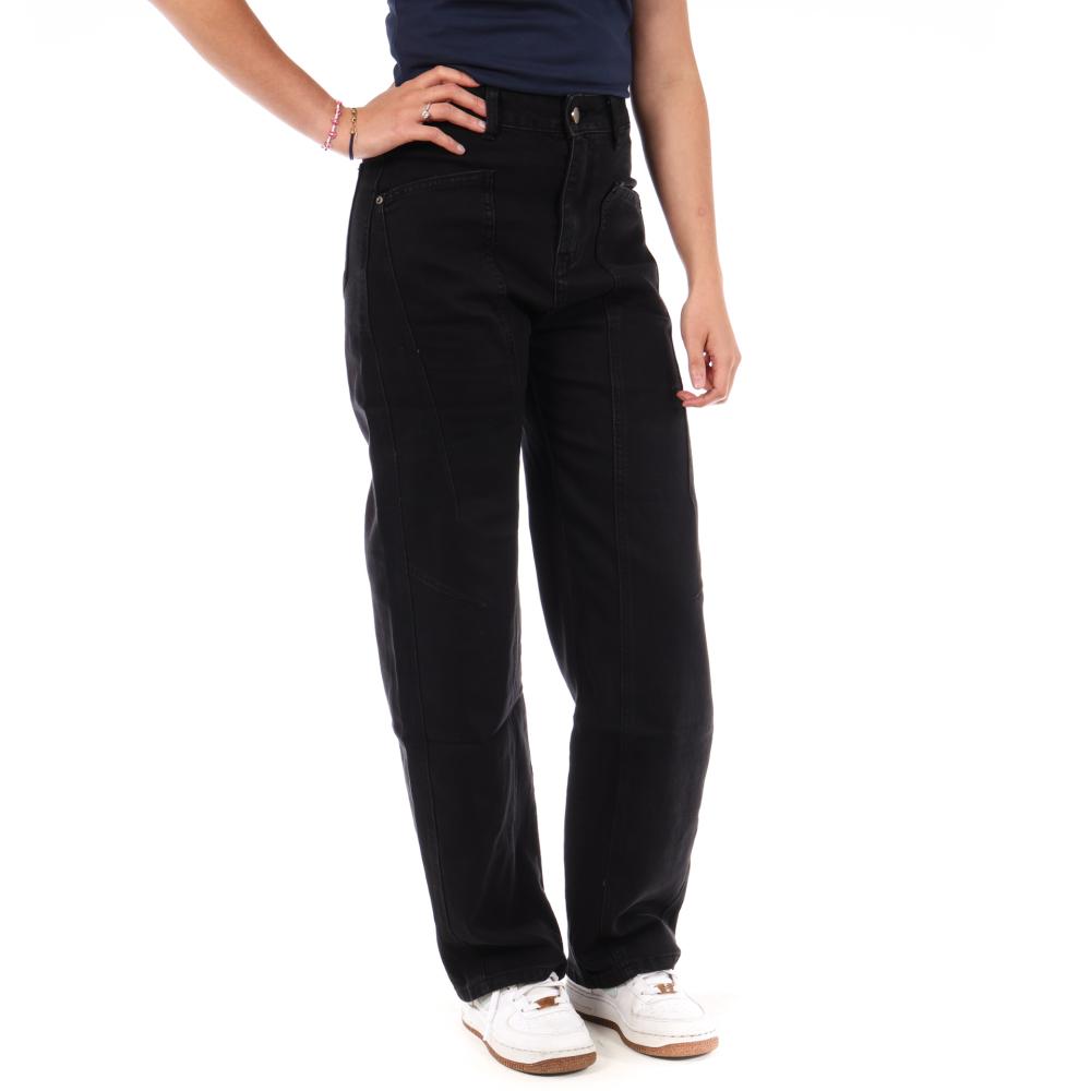 Jean Droit Noir Femme Monday Premium 1930A pas cher