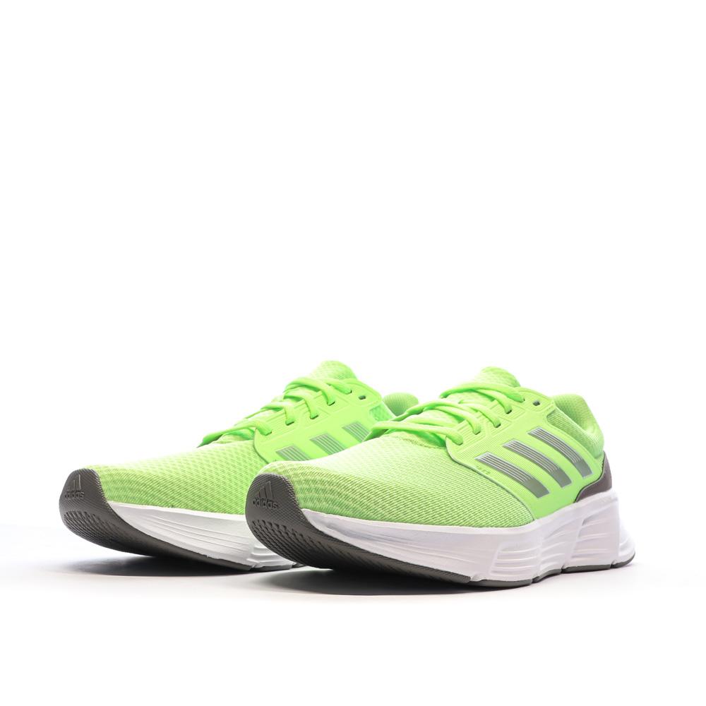 Chaussures de Running Vertes Homme Adidas Galaxy 6 vue 6